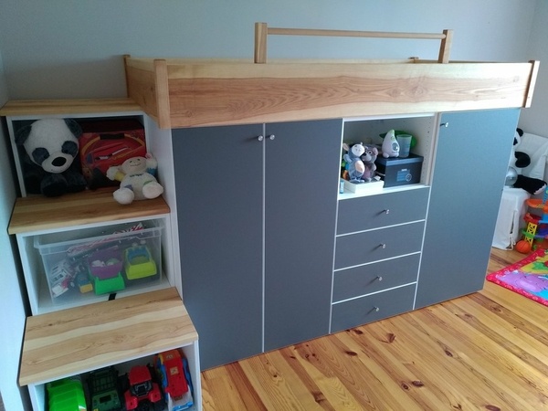 Structure lit penderie IKEHACK