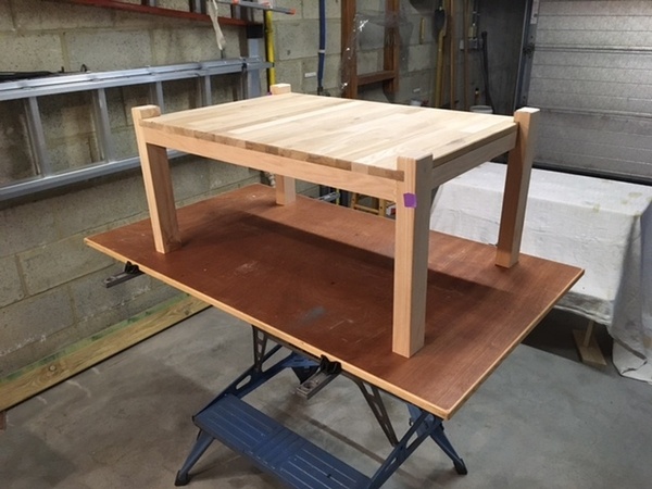 Table basse salon chêne