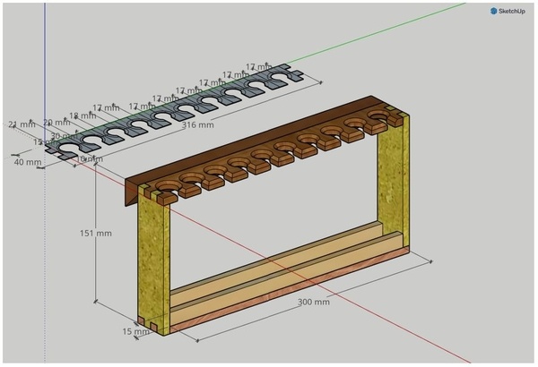 Rangement pour Ciseaux.