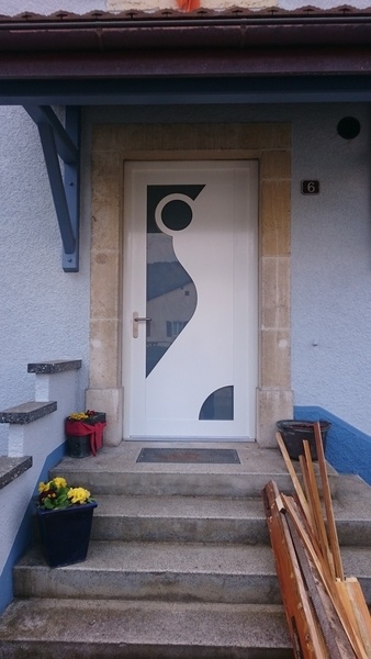 Porte d'entrée Bois-Métal