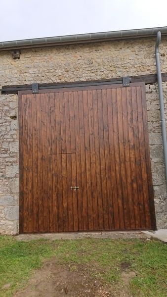 Porte de grange coulissante