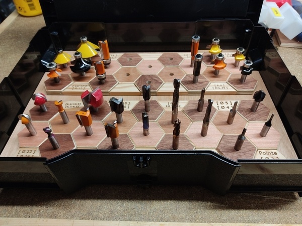 Rangement de fraises dans un systainer.