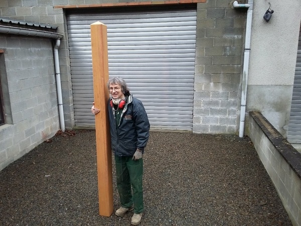 Poteaux pour clôture de jardin