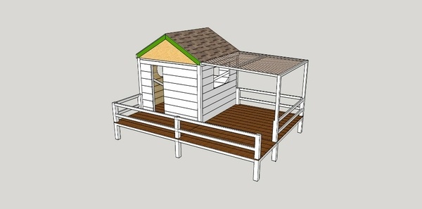 Plans Sketchup cabane