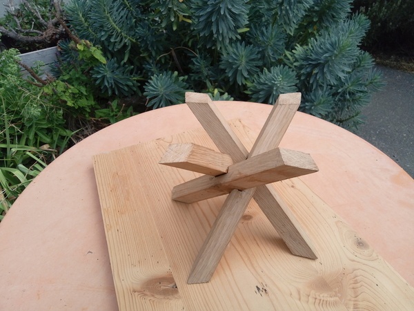 Seconde maquette à devers/ Treteaux de Buenos Aires