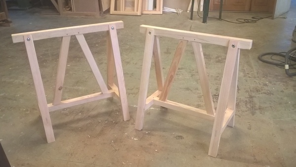 Une petite paire de tréteaux