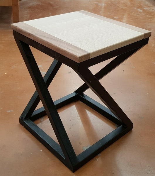 Tabouret Bois - Métal