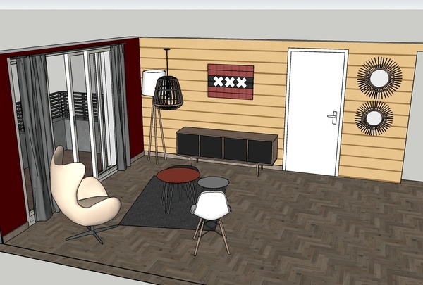 Drapeau déco Amsterdam