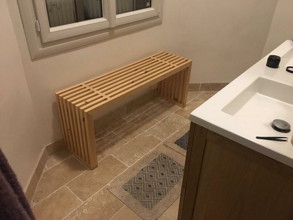 Banc type persienne
