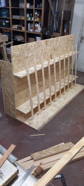 Un rack à chute/panneau