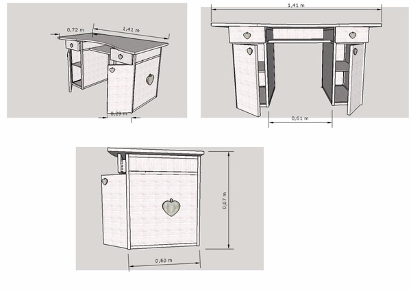 Un futur bureau de demoiselle