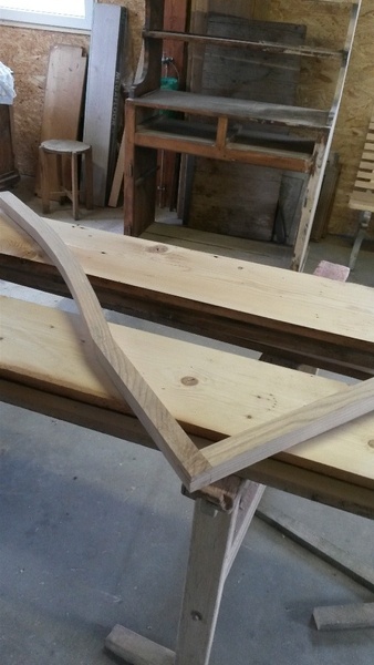 Fabrication d'un timon de char