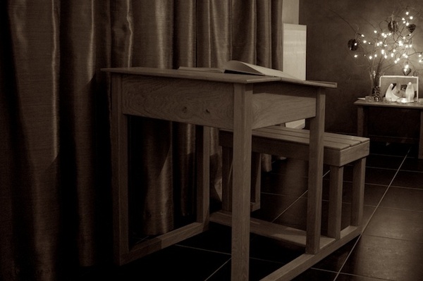 Un bureau d'écolier, comme autrefois