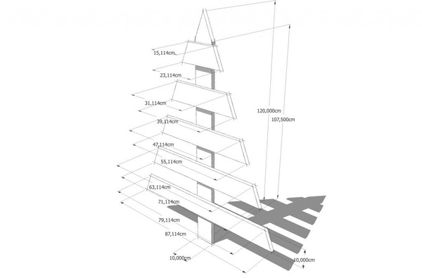 Sapin Noël en palette recyclée