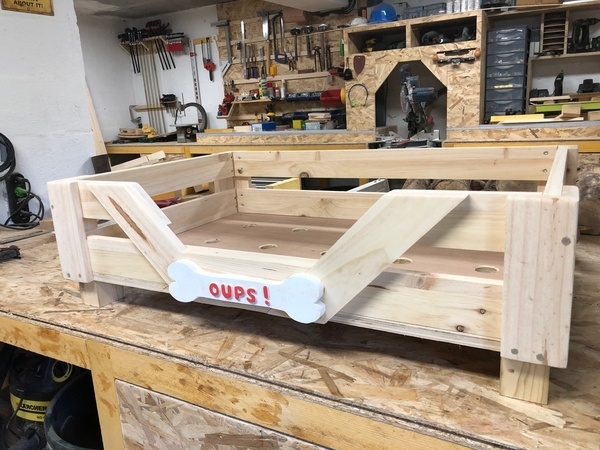 panier en bois pour chien
