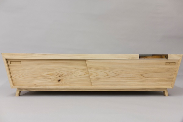 Table basse - Miel et bois