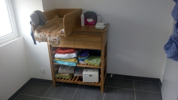 Table à langer évolutive