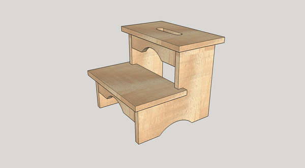 Marche-pied à deux marches