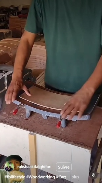 Dégauchisseuse et raboteuse à cintrer