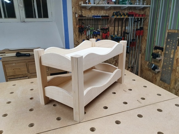 Lit superposée pour poupée
