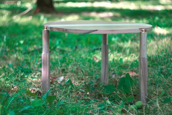 Table basse en Noyer