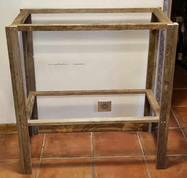 Desserte en bois de récup