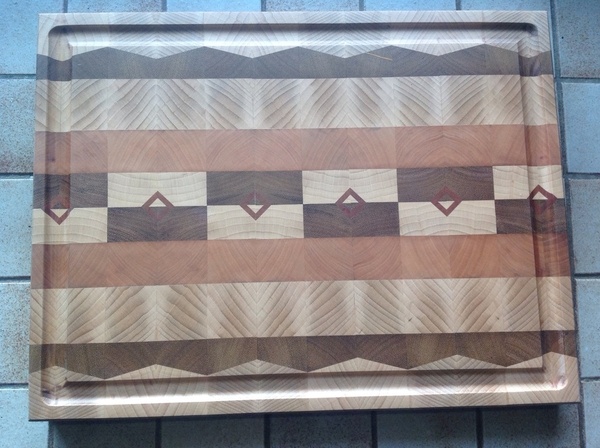 Planche en bois de bout