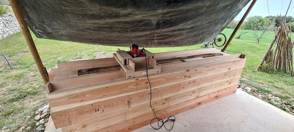 Dégauchisseuse à roulette