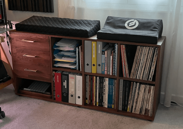 Meuble de rangement pour disques