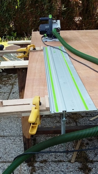 Guide de  découpe en série