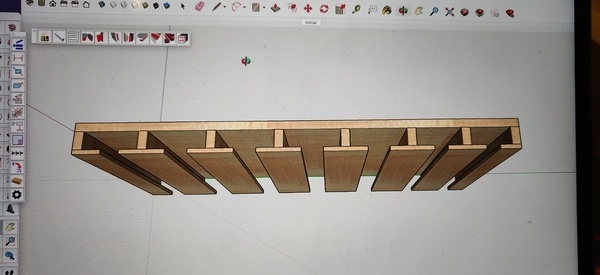 Rack pour verres à pieds