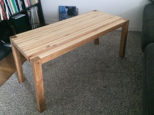 Table de salon - Première réalisation