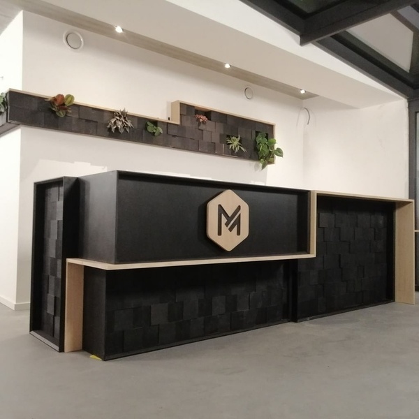 Desk d’accueil pour maison médicale