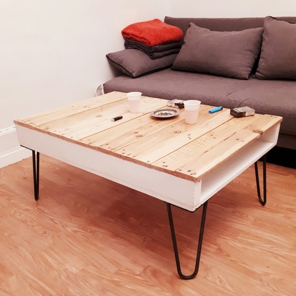 Table basse Recup'Palette