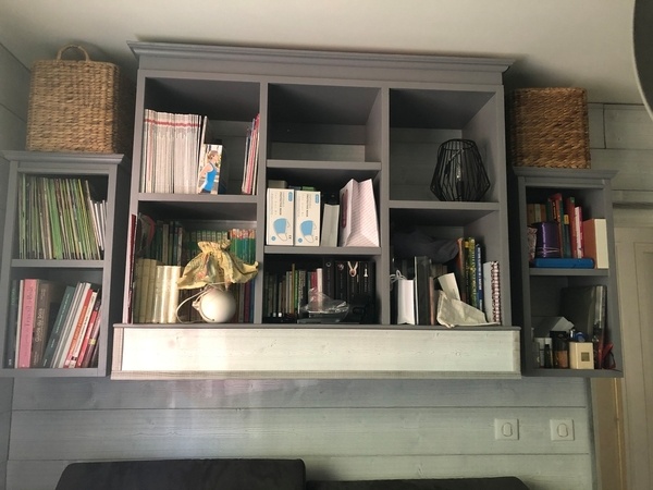 Bibliothèque suspendue et ses satellites