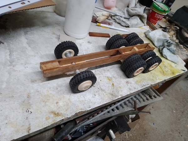 Berliet benne Norev agrandi en bois