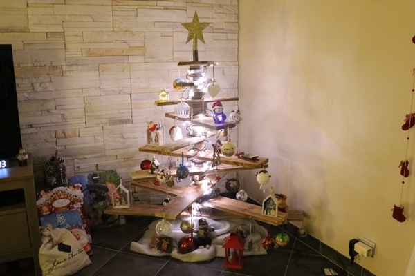 Mon arbre de Noël de récup