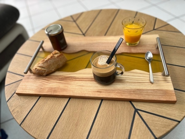 Plateau de service en frêne