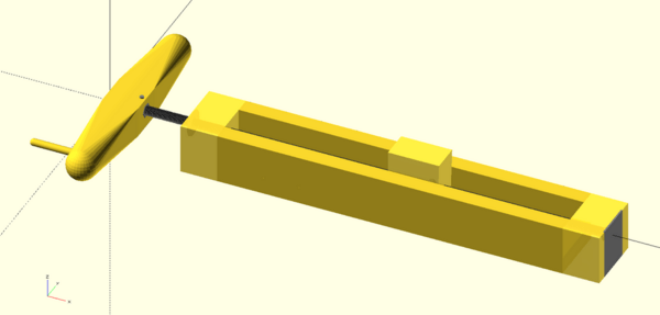 Presse latérale d'établi