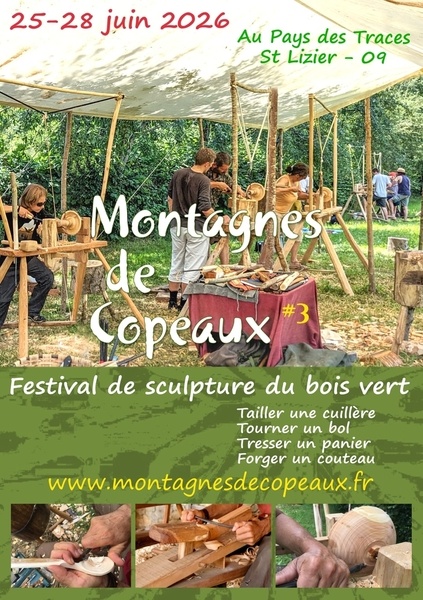 Festival de sculpture de bois vert - Montagnes de Copeaux - Ariège