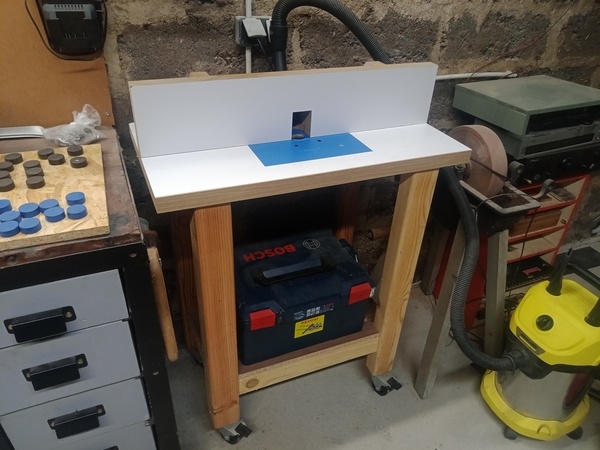 Table de défonceuse