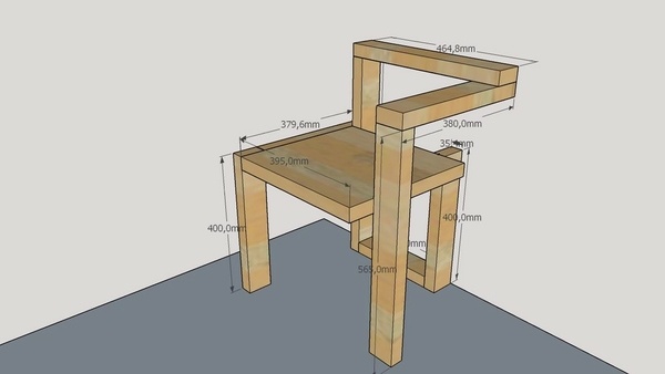 Chaise steltman modifiée
