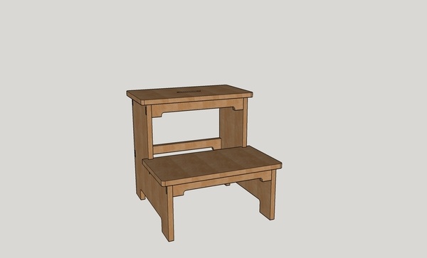 Ma première réalisation : un Marchepied