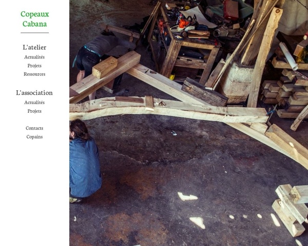 CopeauXCabana,  collectif de charpentiers indépendantistes en Dordogne