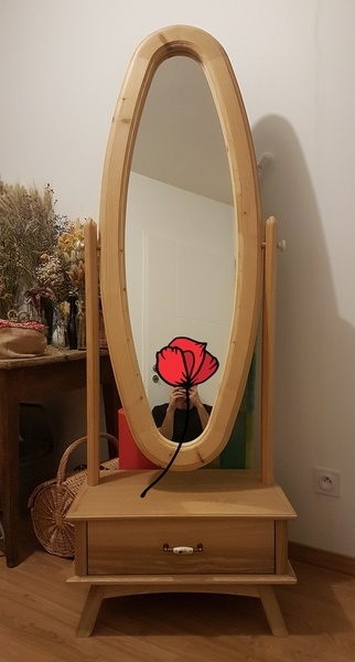 Psyché en bois de tout