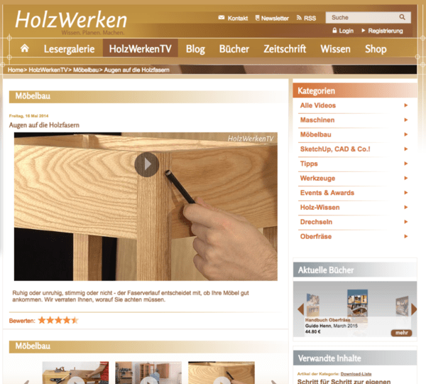 Bien choisir l'orientation des fibres du bois