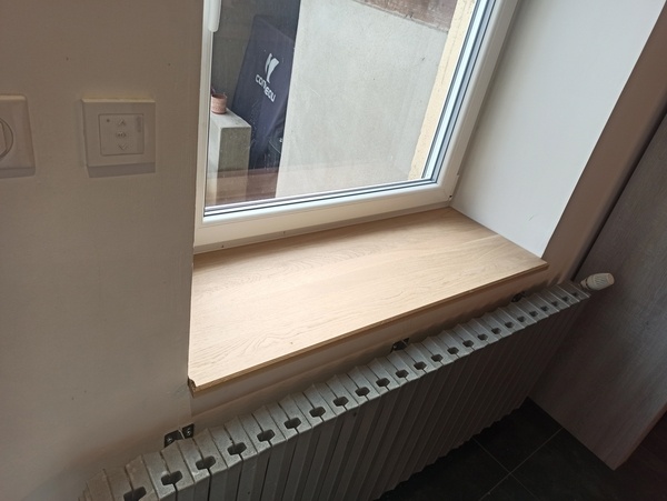 Tablettes de fenêtres en chêne