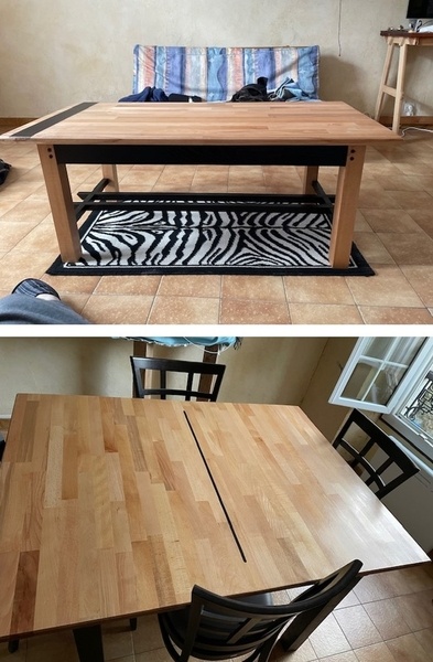 Duo de table pour le salon