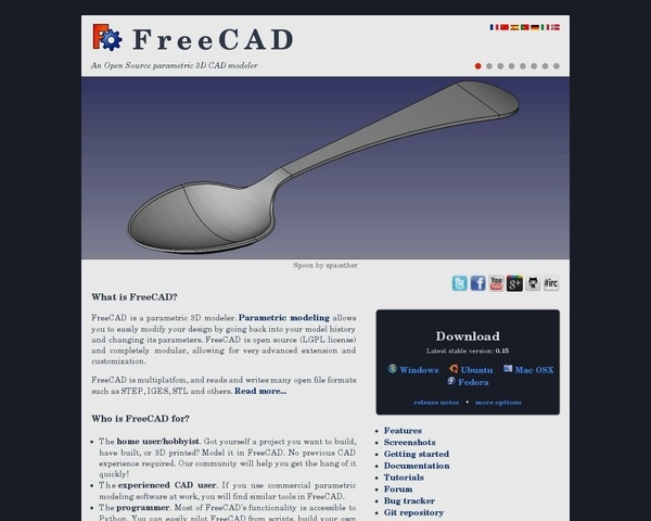 FreeCAD le modeleur CAO parametrique libre