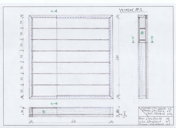 Vitrine de collection